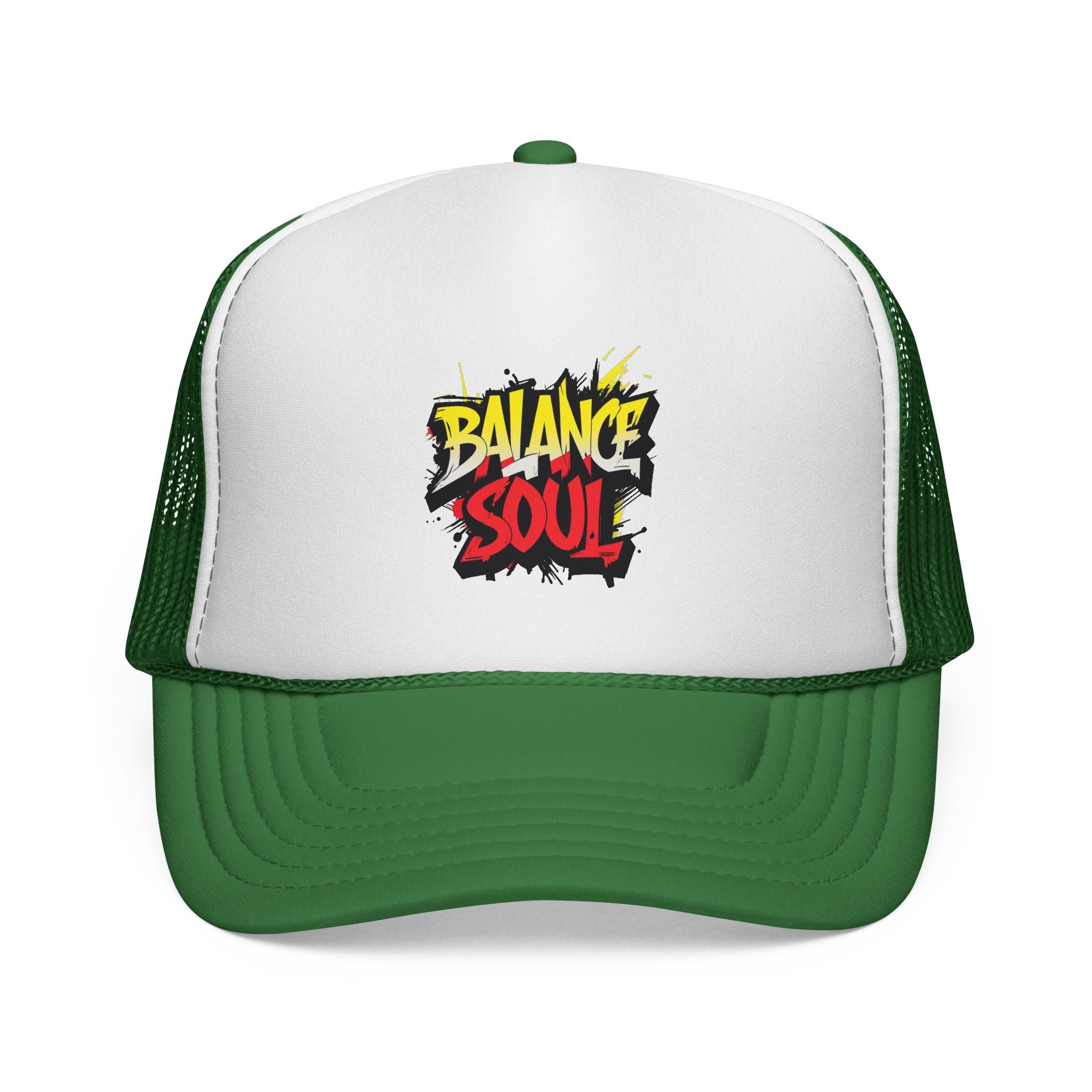 Balance Soul Trucker Cap — Streetstyle Graffiti Mesh Hat