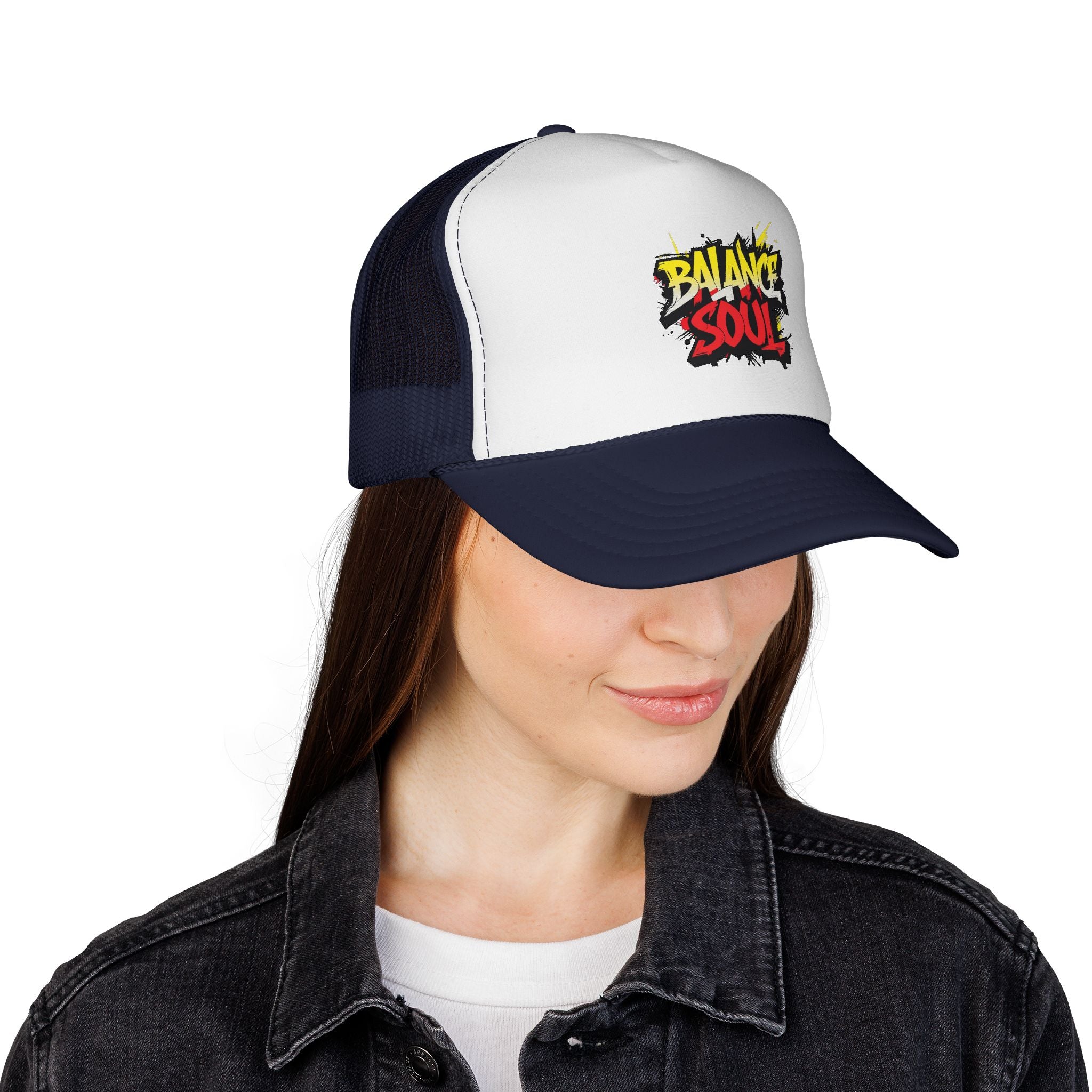 Balance Soul Trucker Cap — Streetstyle Graffiti Mesh Hat