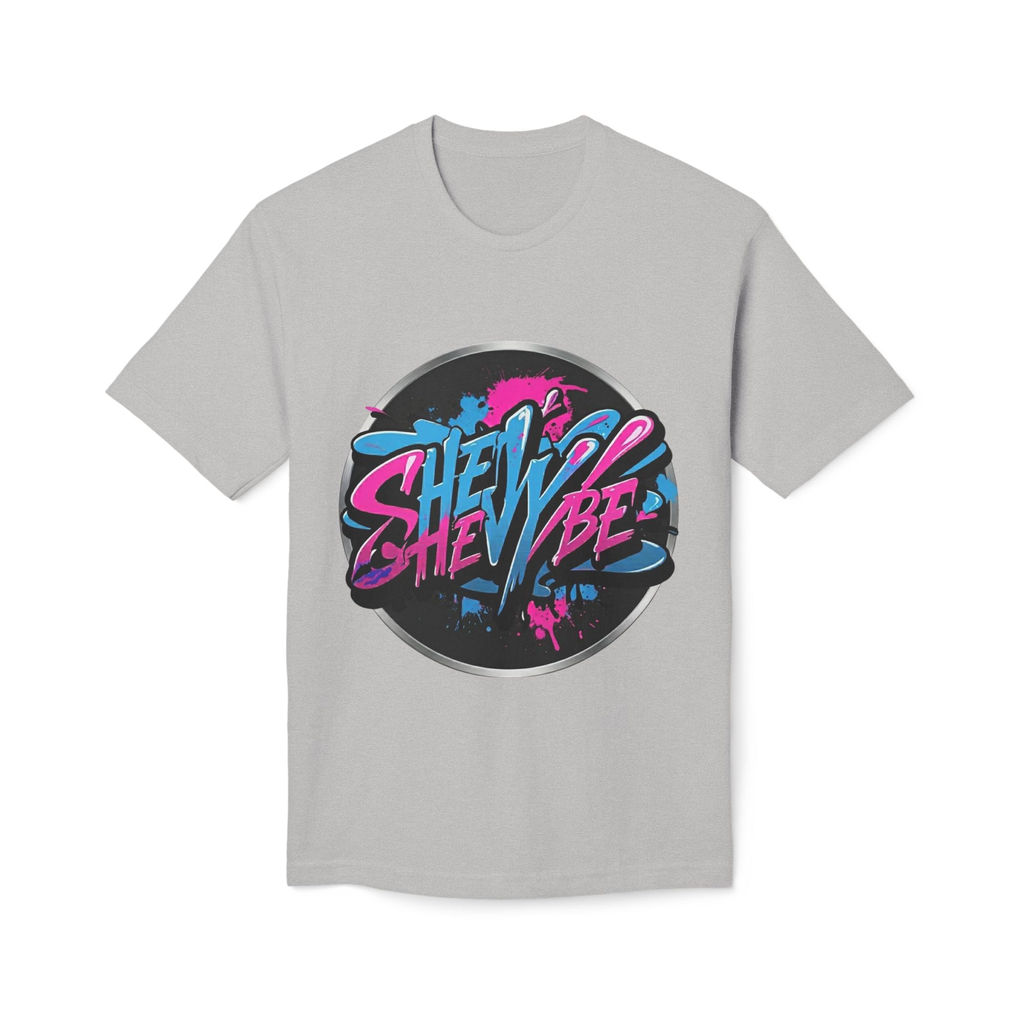 She Vibe Graphic T-Shirt — Retro Neon Girl Power Tee