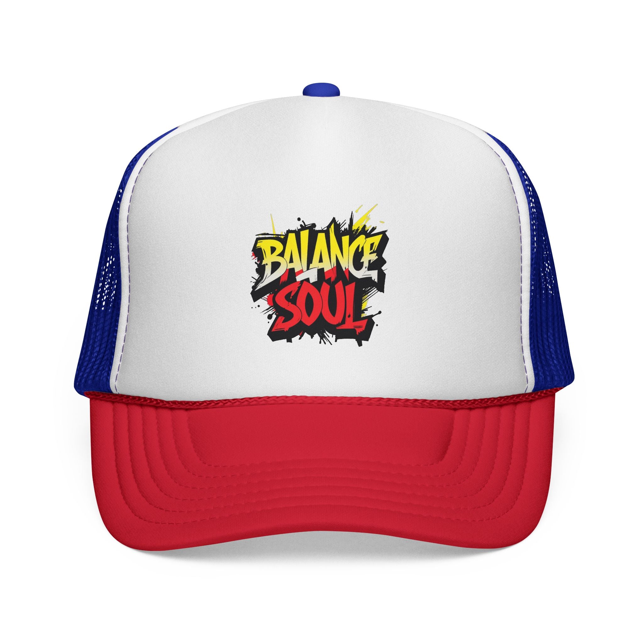 Balance Soul Trucker Cap — Streetstyle Graffiti Mesh Hat