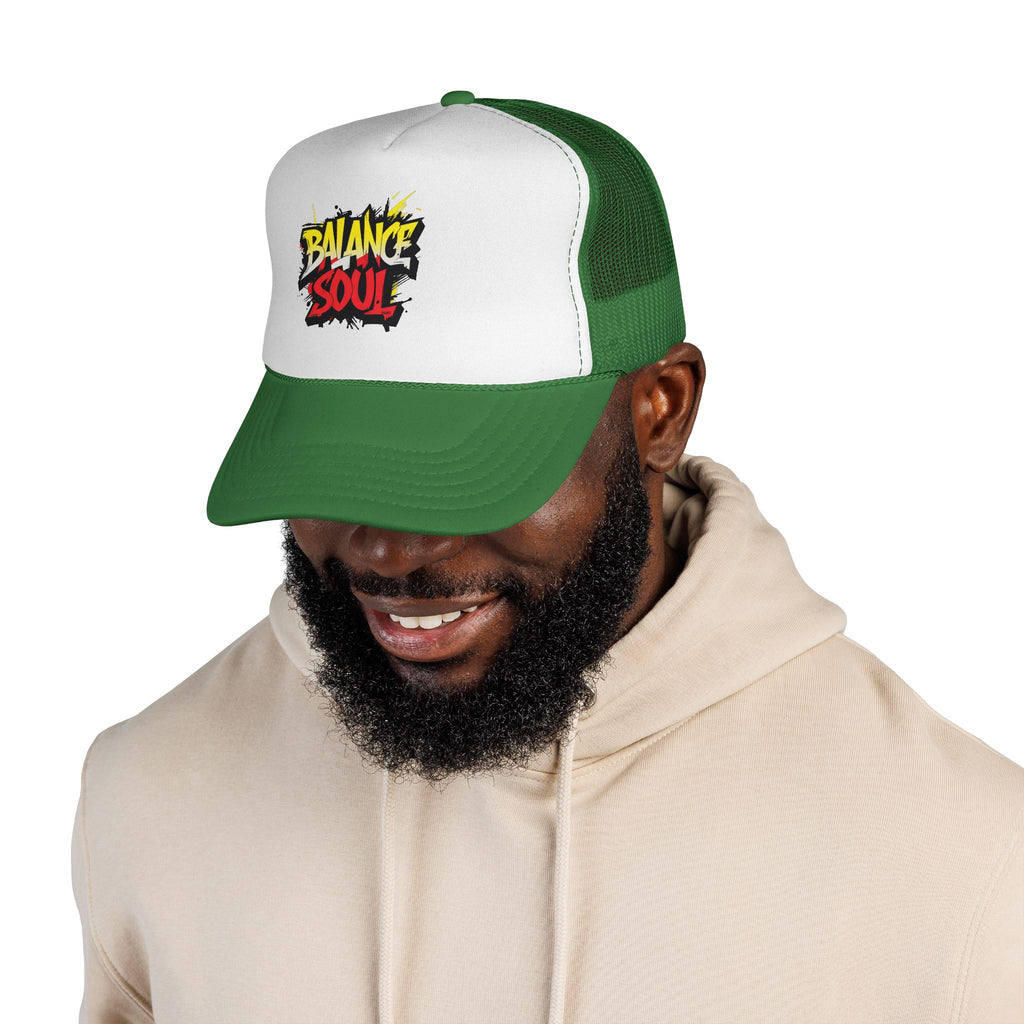 Balance Soul Trucker Cap — Streetstyle Graffiti Mesh Hat