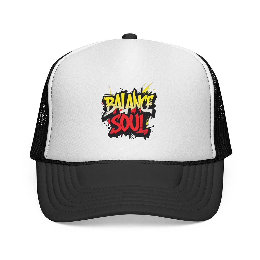Balance Soul Trucker Cap — Streetstyle Graffiti Mesh Hat