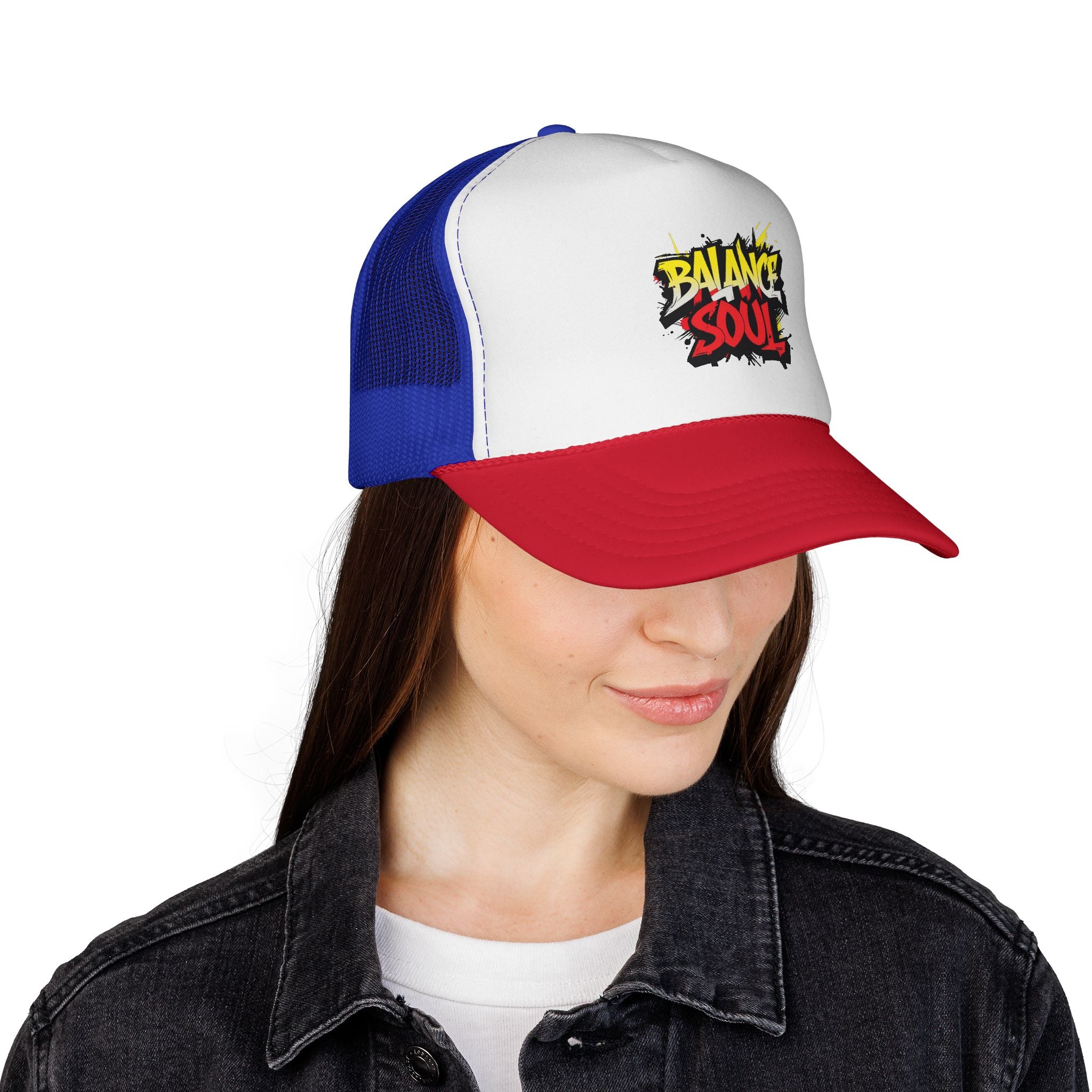 Balance Soul Trucker Cap — Streetstyle Graffiti Mesh Hat