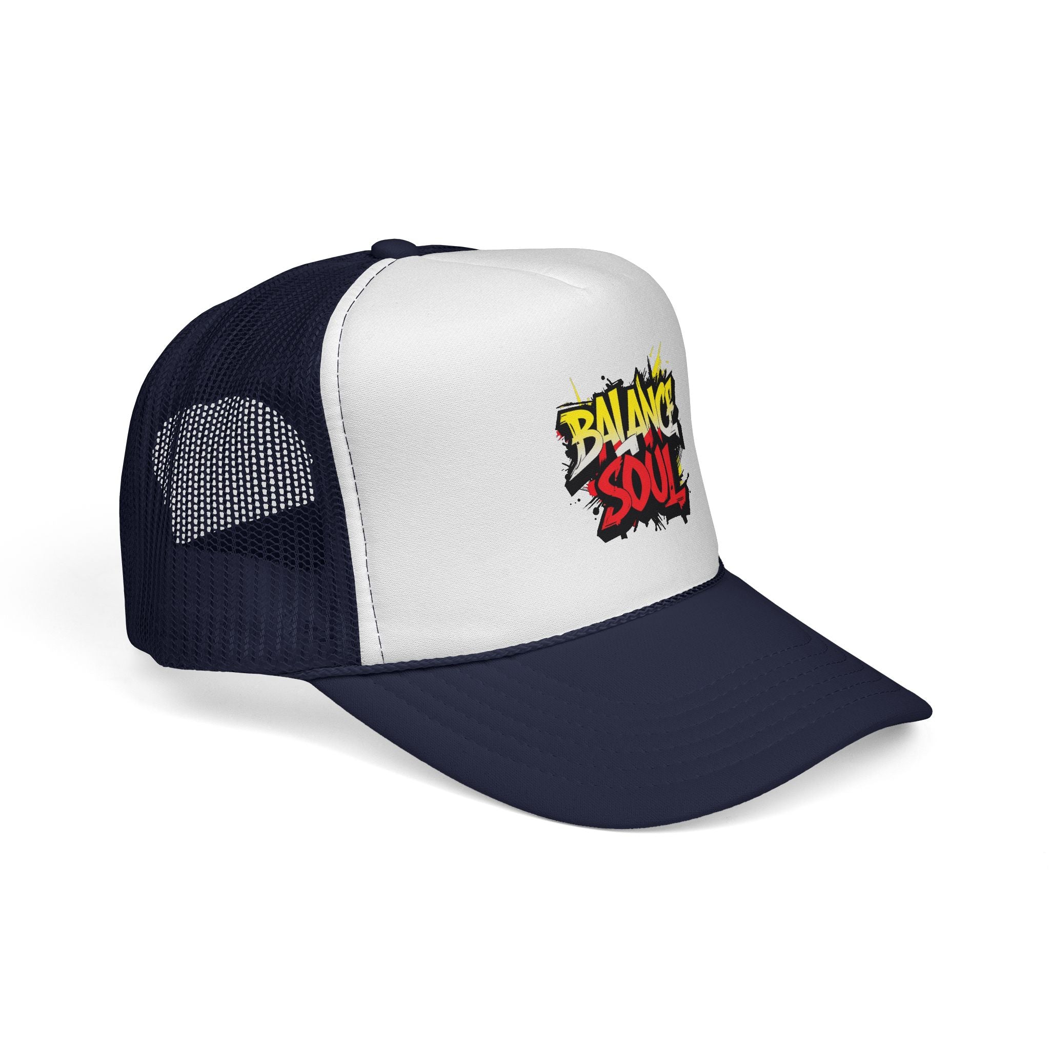 Balance Soul Trucker Cap — Streetstyle Graffiti Mesh Hat