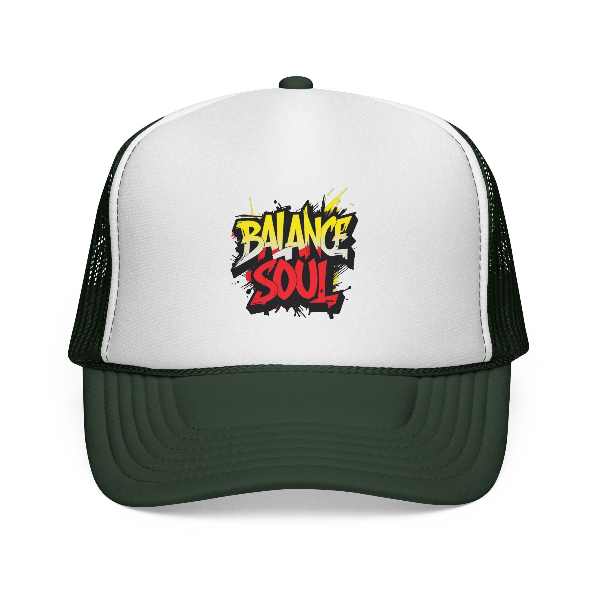 Balance Soul Trucker Cap — Streetstyle Graffiti Mesh Hat