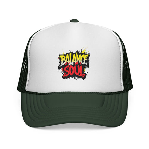 Balance Soul Trucker Cap — Streetstyle Graffiti Mesh Hat