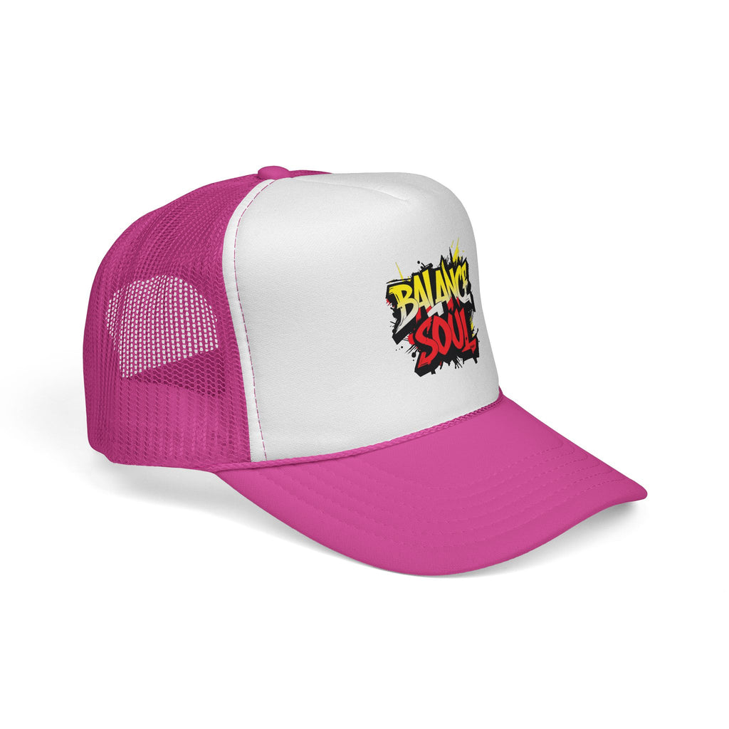 Balance Soul Trucker Cap — Streetstyle Graffiti Mesh Hat