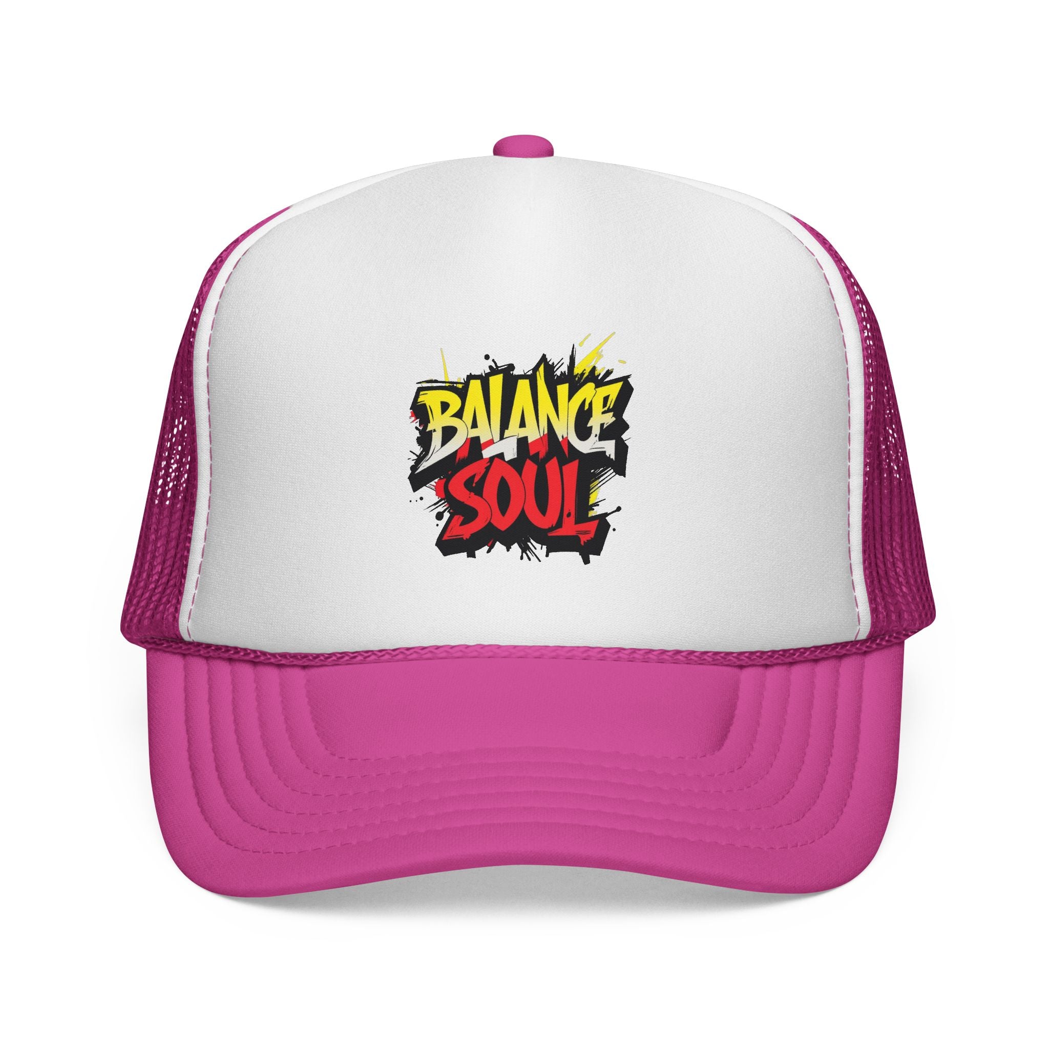 Balance Soul Trucker Cap — Streetstyle Graffiti Mesh Hat