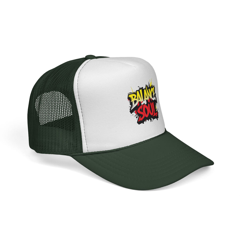 Balance Soul Trucker Cap — Streetstyle Graffiti Mesh Hat