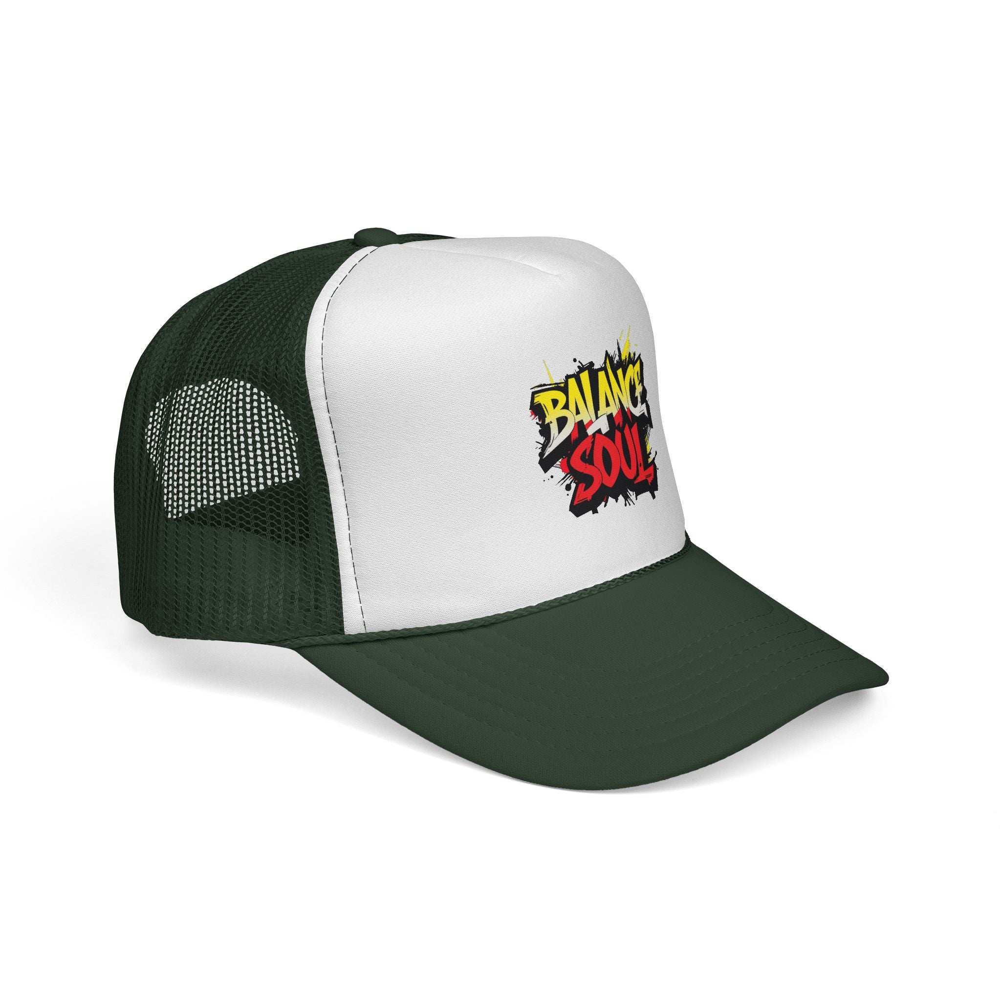 Balance Soul Trucker Cap — Streetstyle Graffiti Mesh Hat