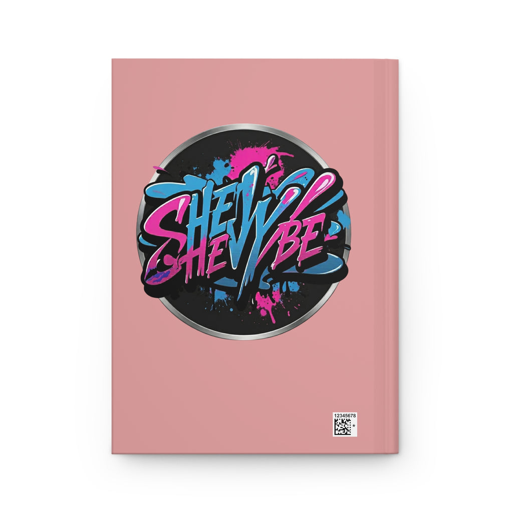 Graffiti Skate Vibe Hardcover Journal — 'She Vibe' Matte Notebook