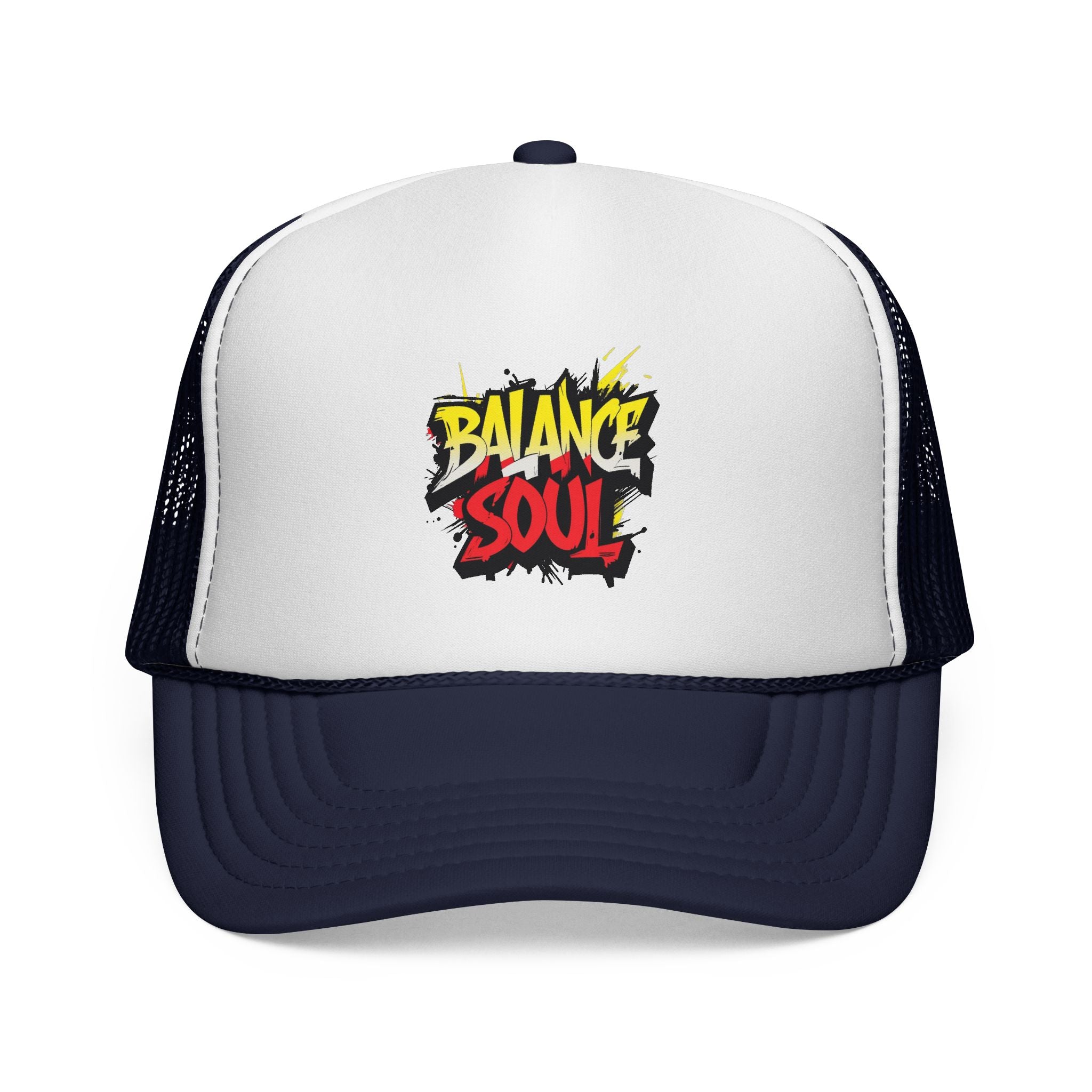 Balance Soul Trucker Cap — Streetstyle Graffiti Mesh Hat