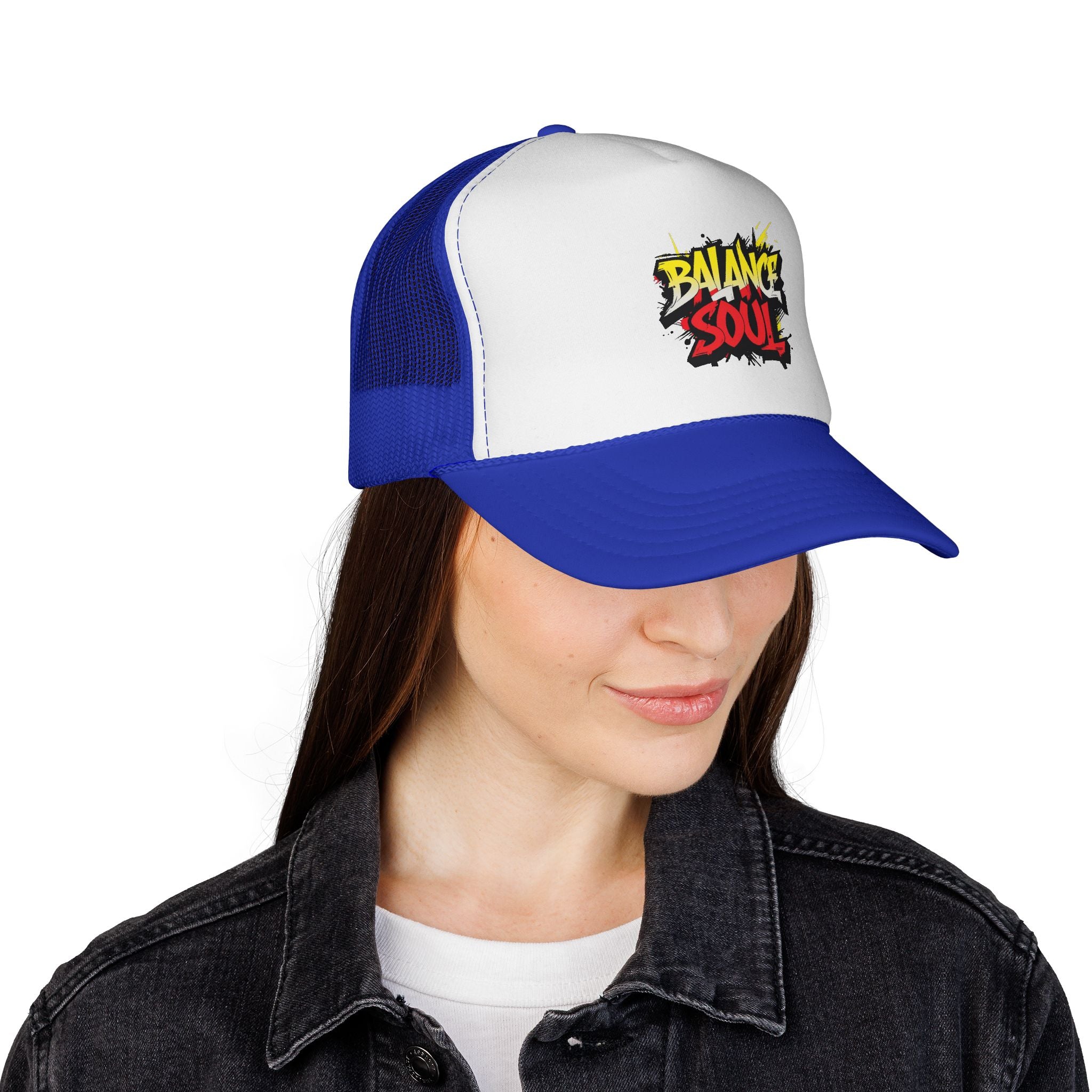 Balance Soul Trucker Cap — Streetstyle Graffiti Mesh Hat