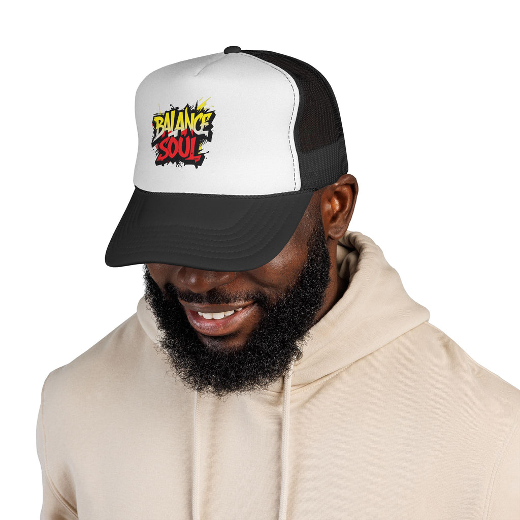 Balance Soul Trucker Cap — Streetstyle Graffiti Mesh Hat