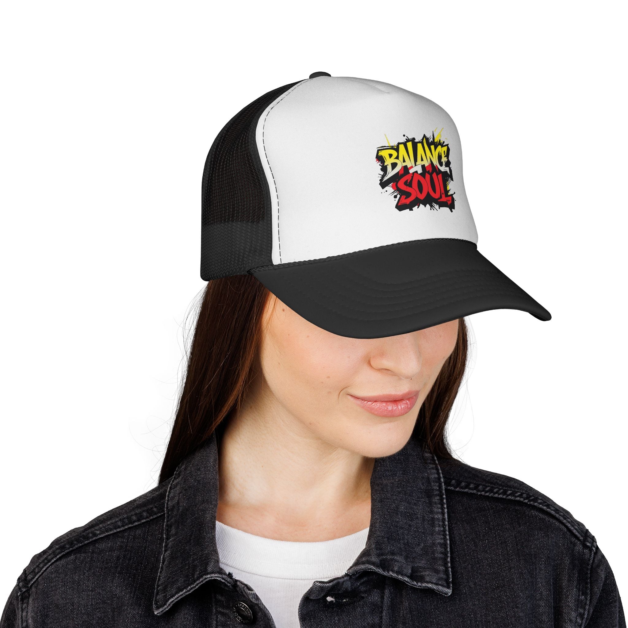 Balance Soul Trucker Cap — Streetstyle Graffiti Mesh Hat