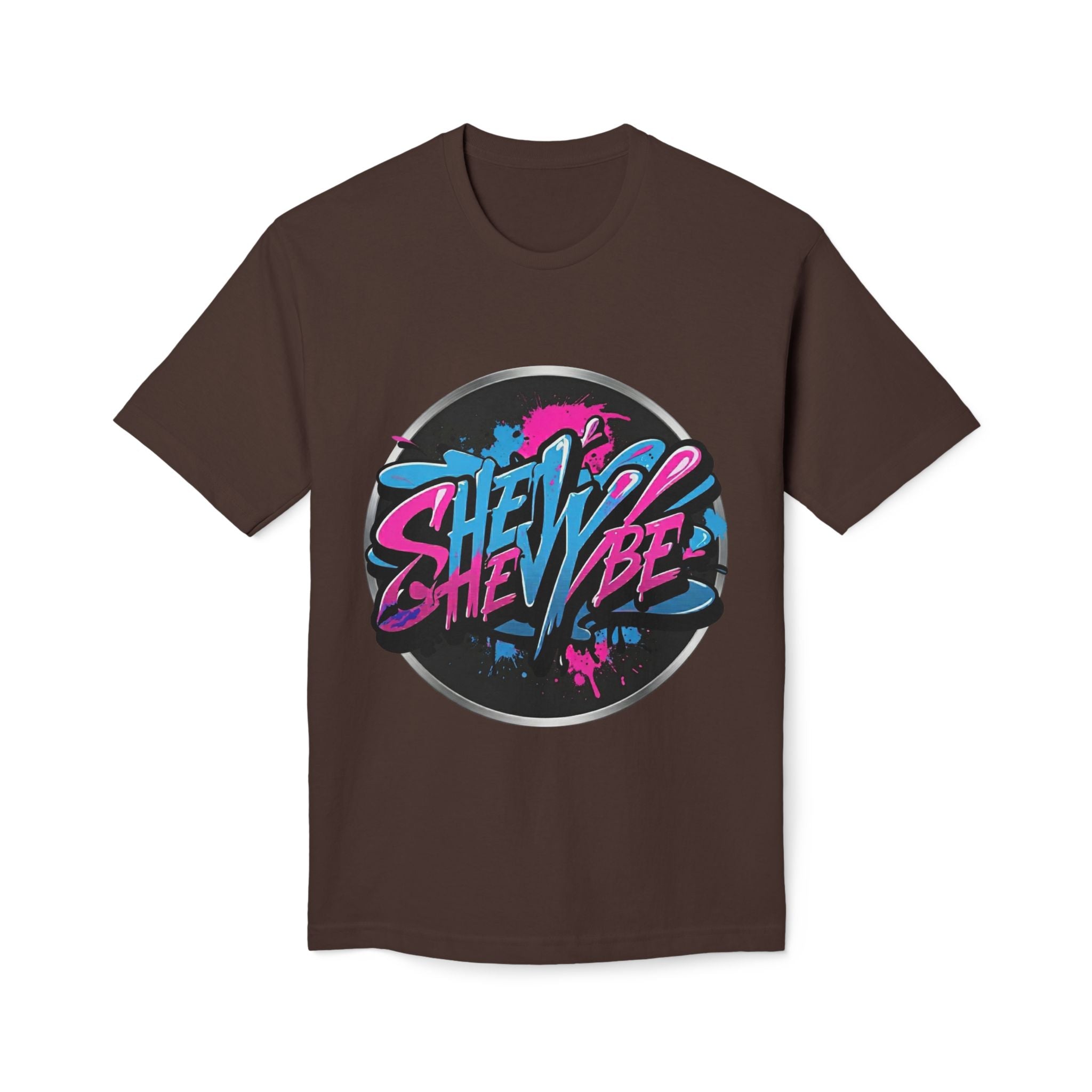 She Vibe Graphic T-Shirt — Retro Neon Girl Power Tee
