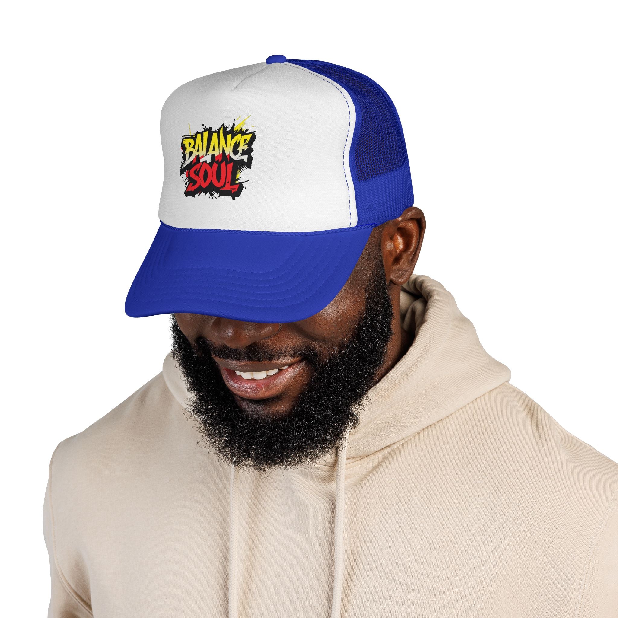 Balance Soul Trucker Cap — Streetstyle Graffiti Mesh Hat