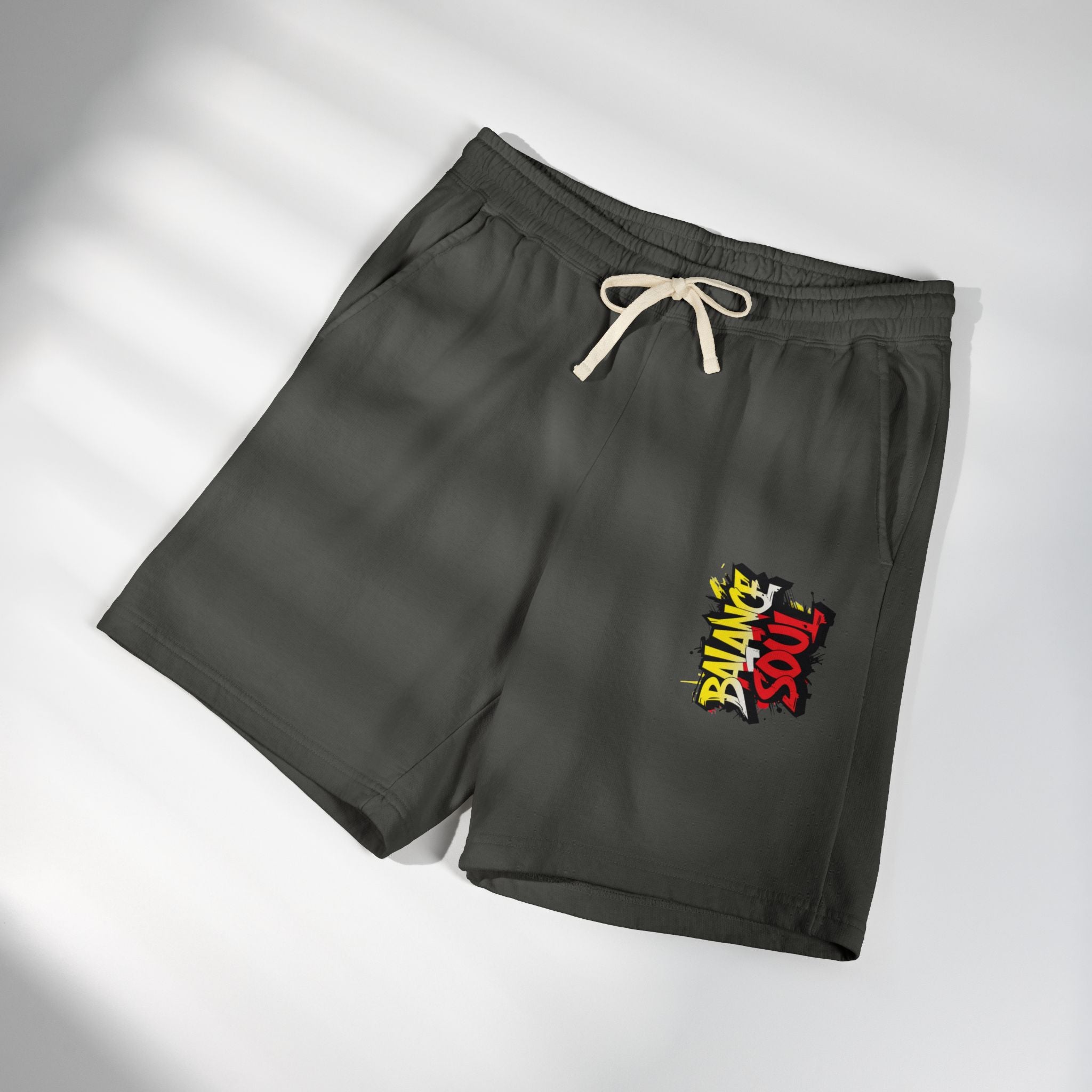 Soul Balance Sweatshorts — Garment-Dyed Lightweight Fleece