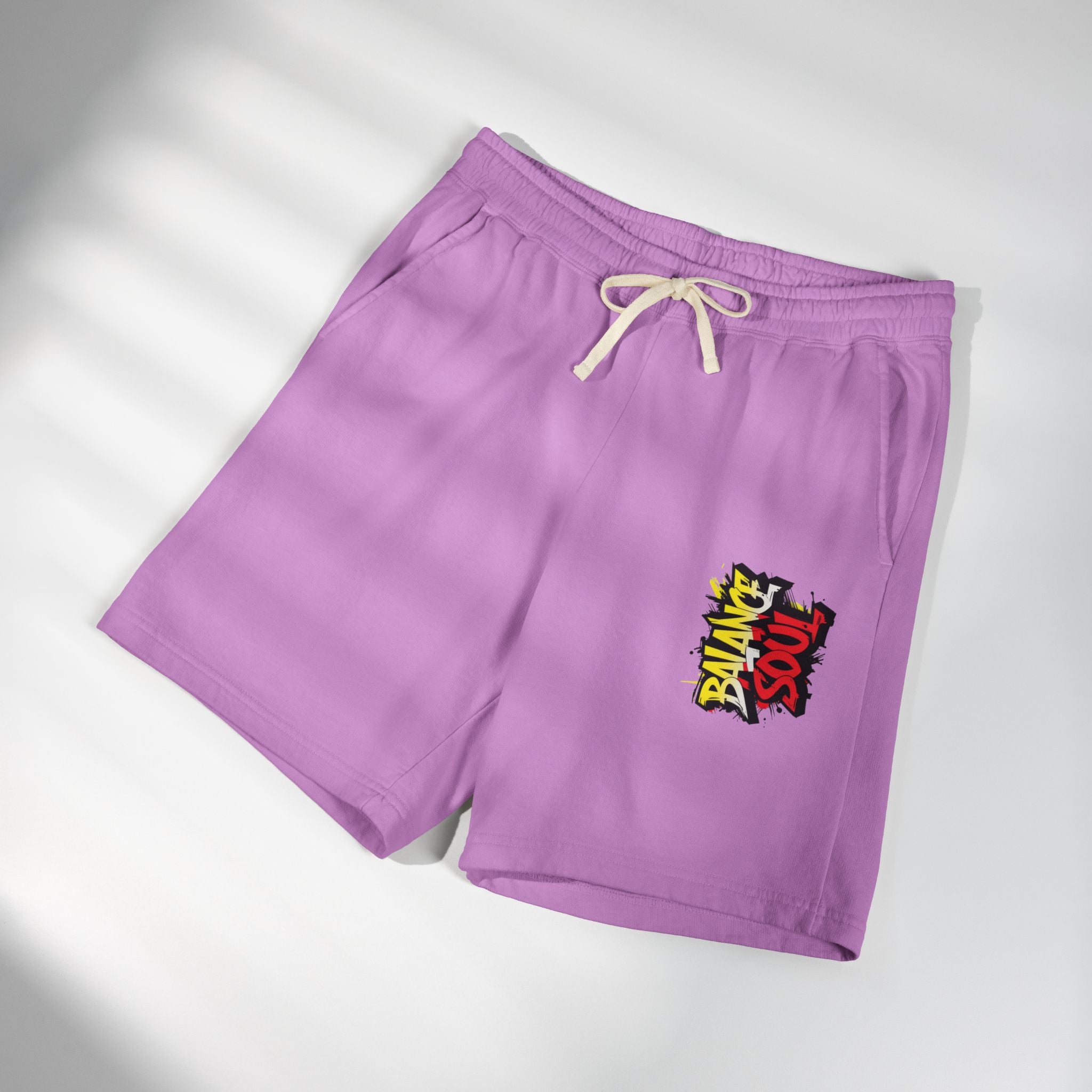 Soul Balance Sweatshorts — Garment-Dyed Lightweight Fleece