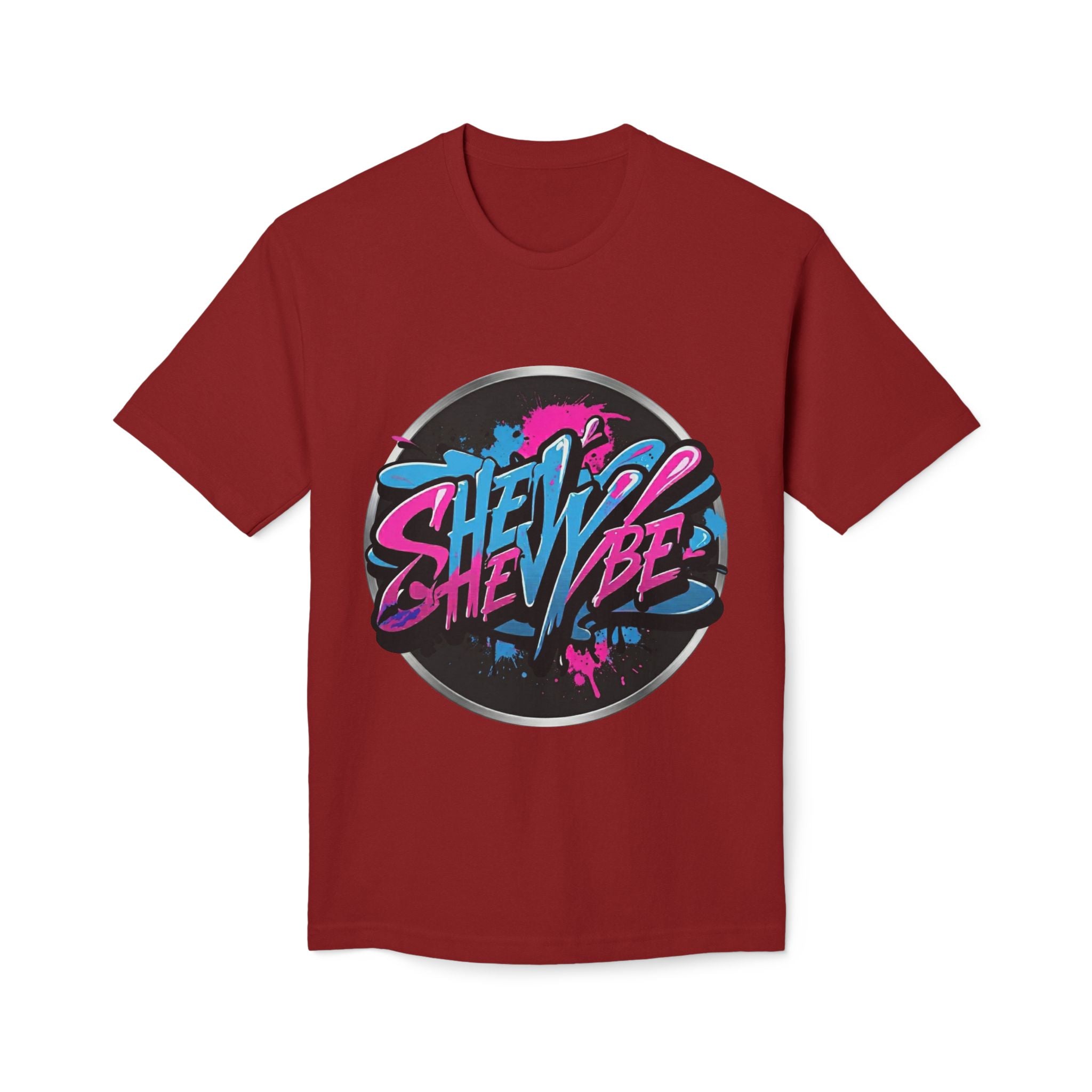 She Vibe Graphic T-Shirt — Retro Neon Girl Power Tee